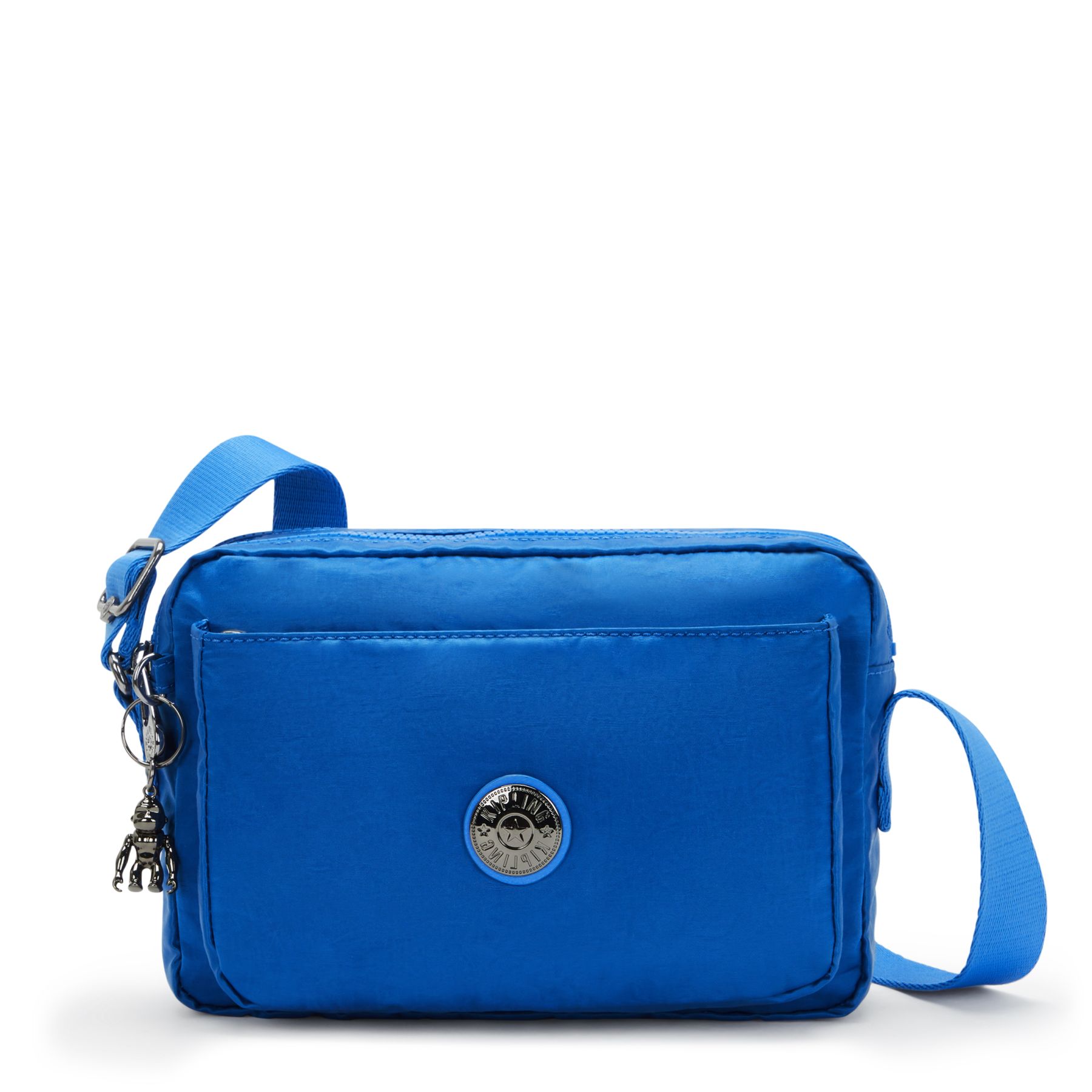ABANU M Sac à bandoulière réglable polyvalent de taille moyenne  - Satin Blue