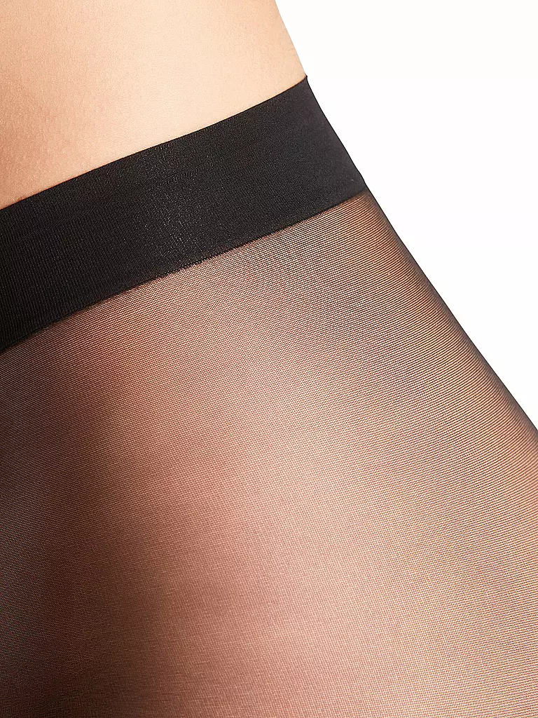 FALKE Strumpfhose Seidenglatt 15 DEN Black schwarz