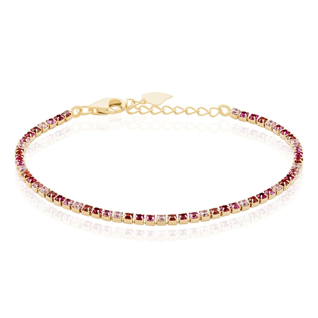 Bracelet Zoelia Plaque Or Jaune Perle D'imitation