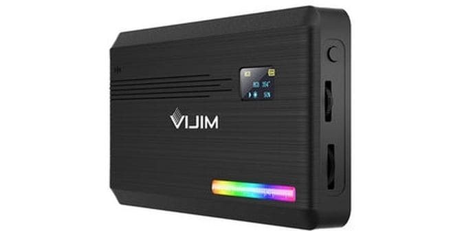 VIJIM Videoleuchte VL196 RGB LED-Licht mit Spezialeffekten