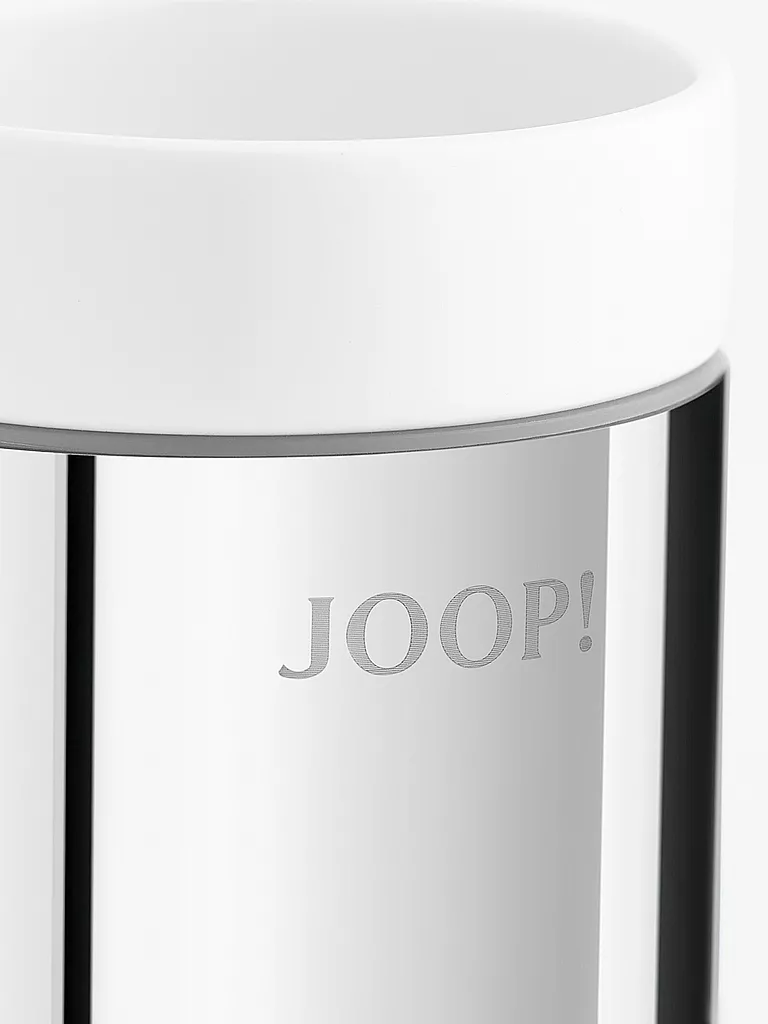 JOOP Mundbecher Chromeline 11cm silber