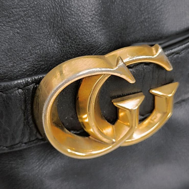 Gucci Vintage Gucci Shoulder Bag Black
