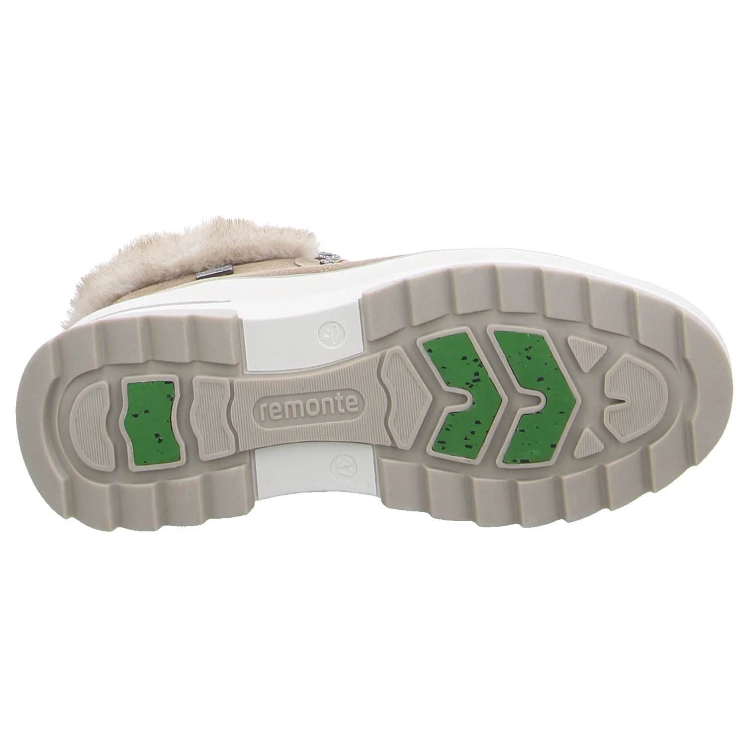REMONTE Comfort-Snowboot Beige Leder  mit TEX Membrane