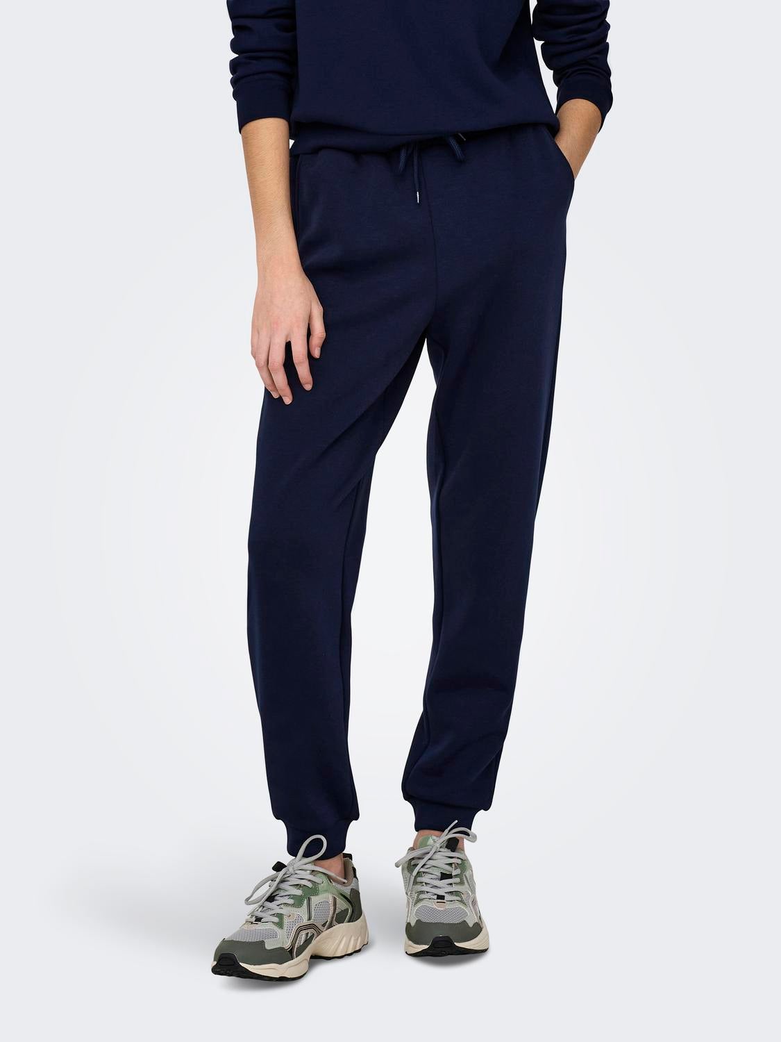 ONPLOUNGE Hohe Taille Normal geschnitten Jogginghose Maritime Blue