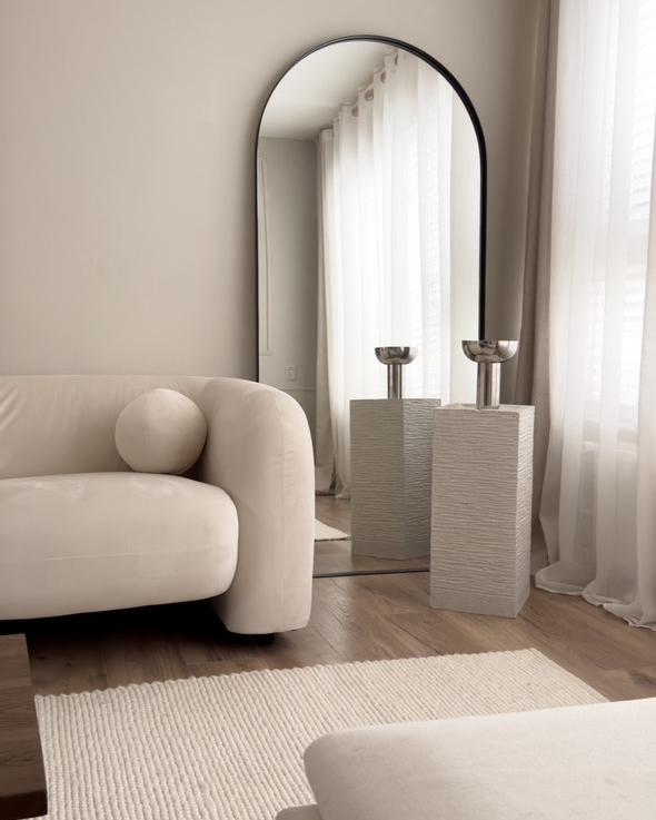 Bloempot DION 40 cm Lichtbeige