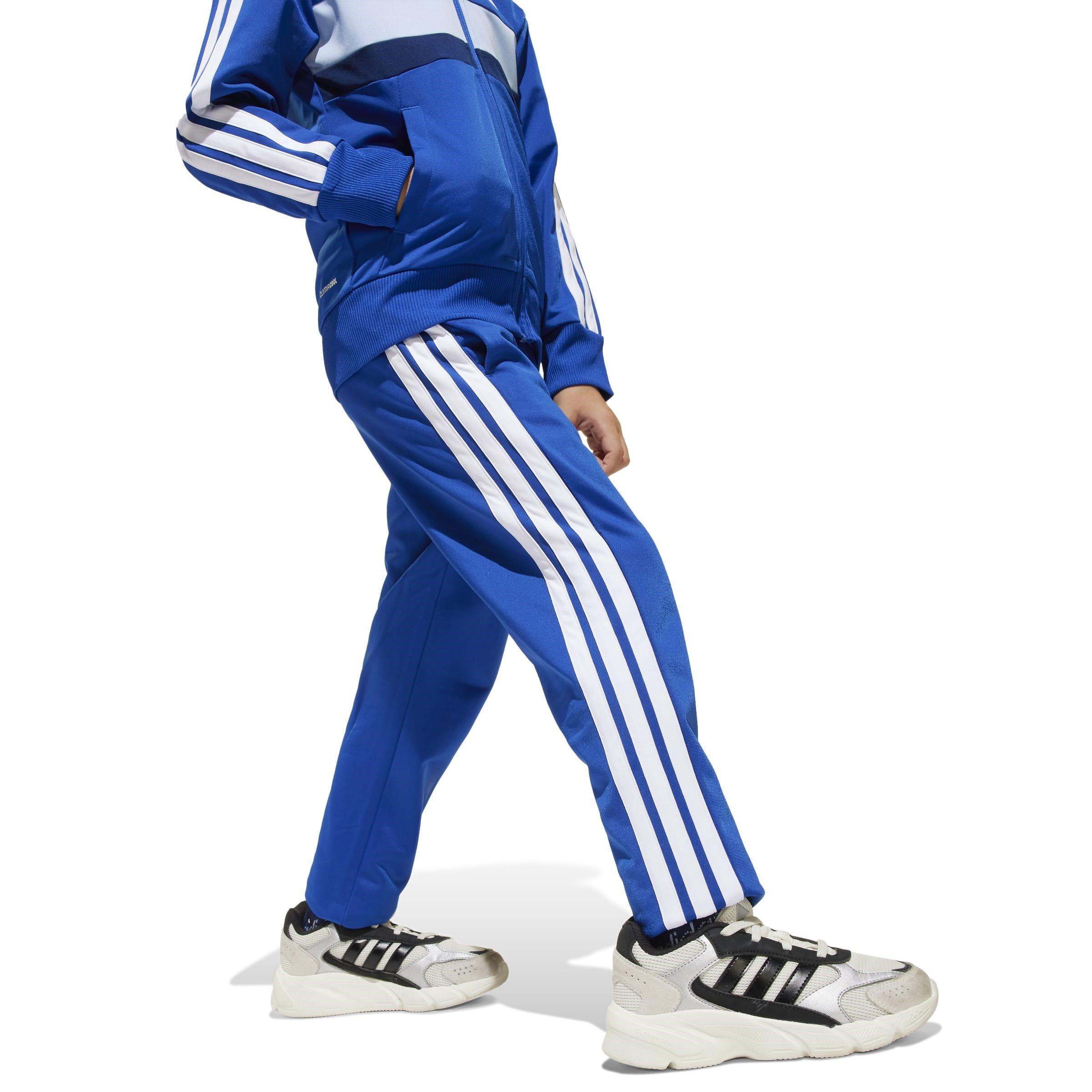 adidas Seasonal Essentials Tiberio 3 Stripes Tricot Track Suit Kids