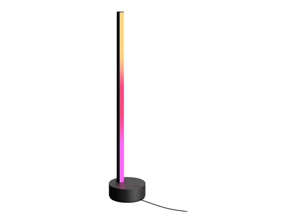 Philips Hue White and Color Ambiance Gradient Signe - Skrivebordslampe - LED - 16 millioner farver/varmt til køligt hvidt lys - 2000-6500 K - sort