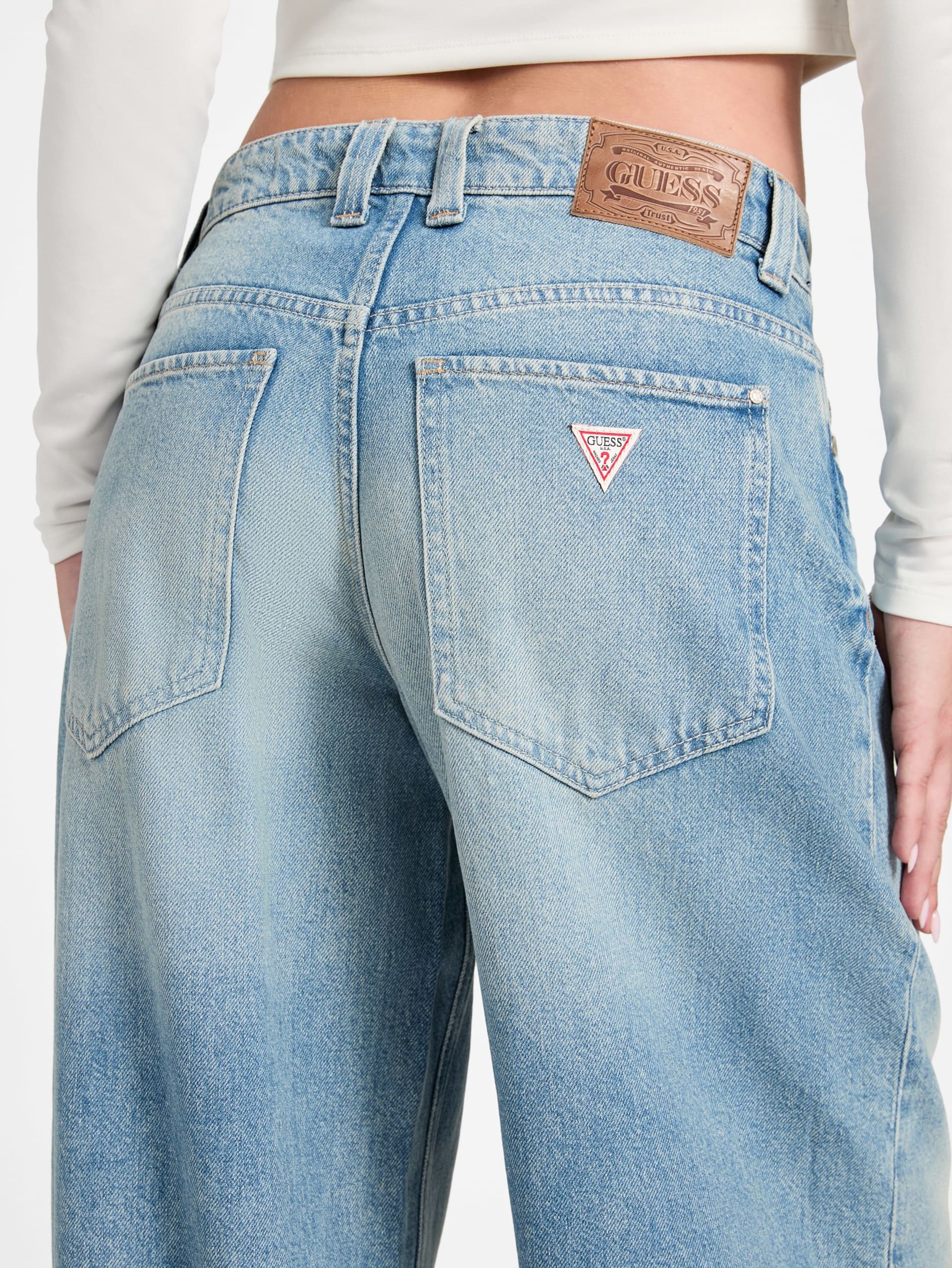 Calça jeans balão ecológica