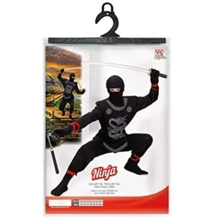 Widmann - Kinderkostüm Black Ninja, 116 cm
