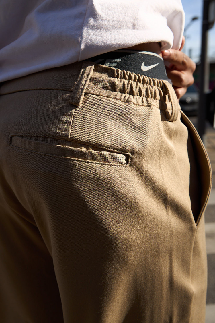 Pantalon beige large