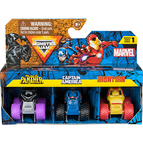 Monster Jam mini 1:87 Marvel monstertrucks