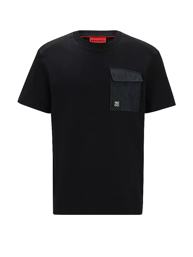HUGO T-Shirt DABIENO schwarz