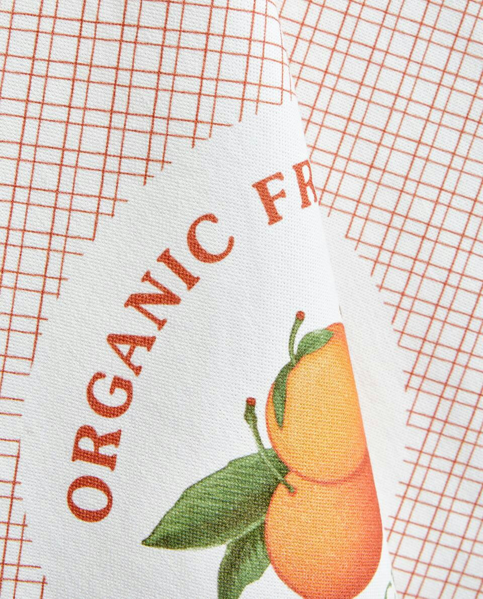 PANO DE PRATO COM ESTAMPA DE CÍTRICOS