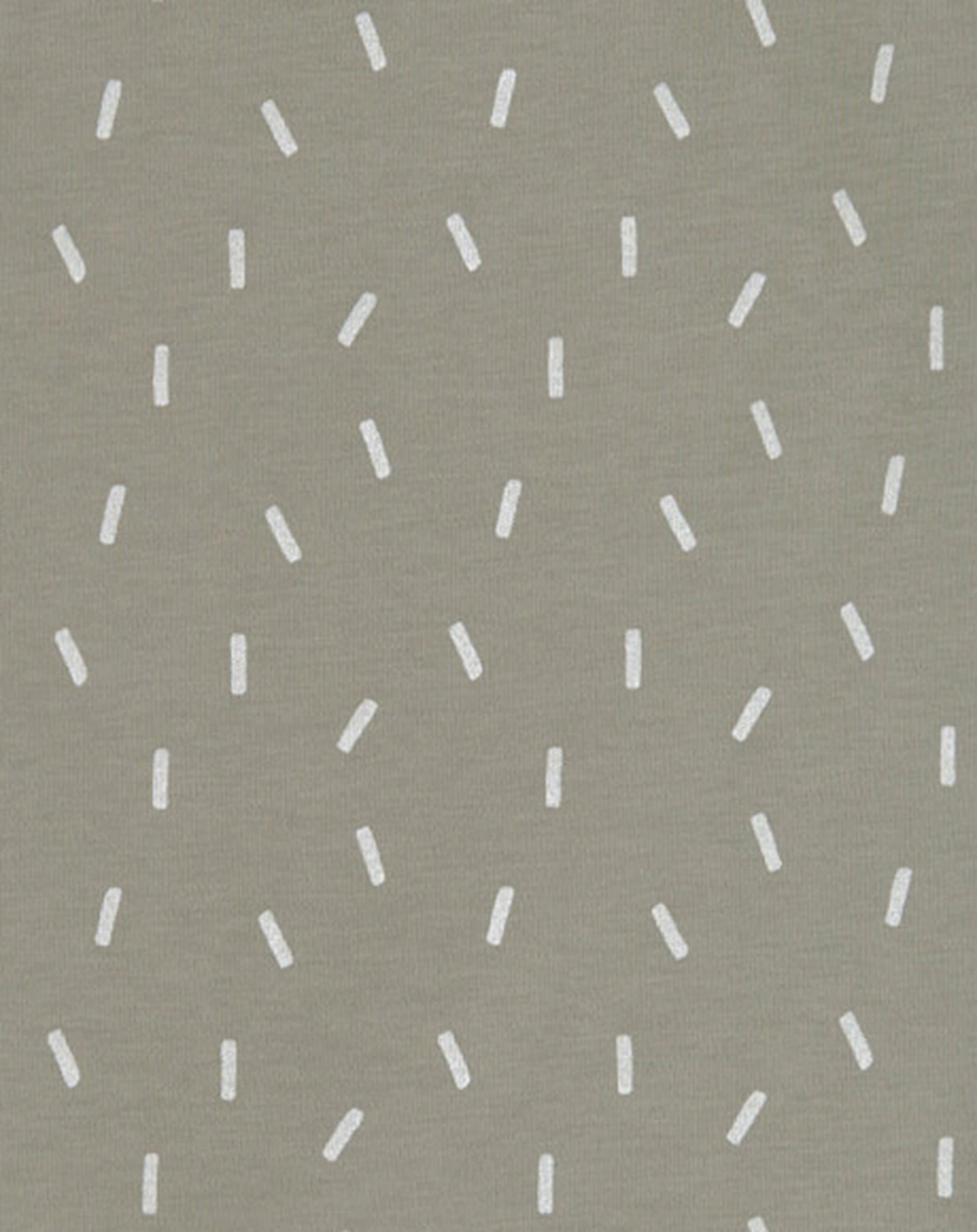 Schlafstrampler SPECKLES mit Fuß in olive