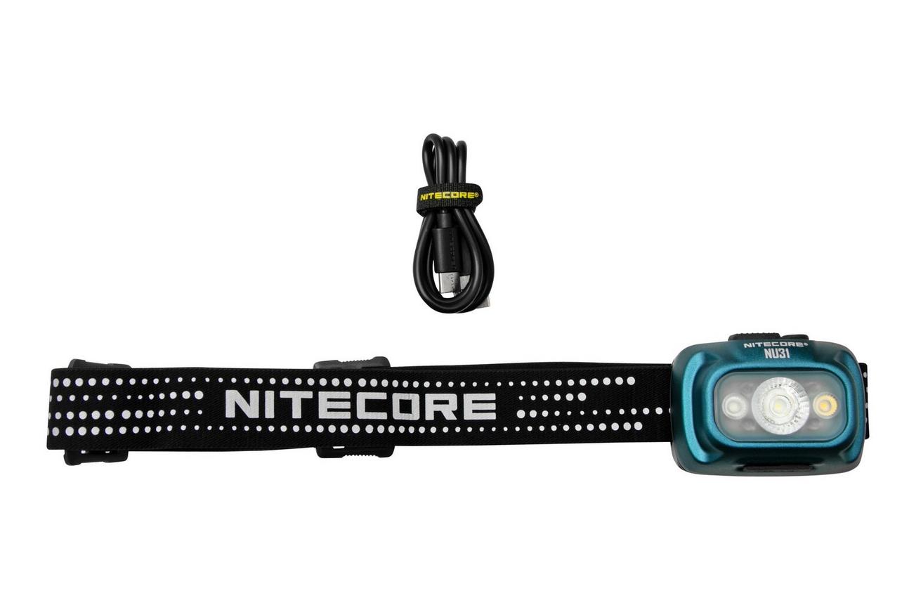 Nitecore NU31-BL Chill Blue, oplaadbare hoofdlamp, 550 lumen