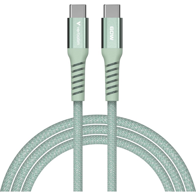 Verbatim 31864 câble USB USB 2.0 1,2 m USB C 0,48 Gbit/s 60 W Vert