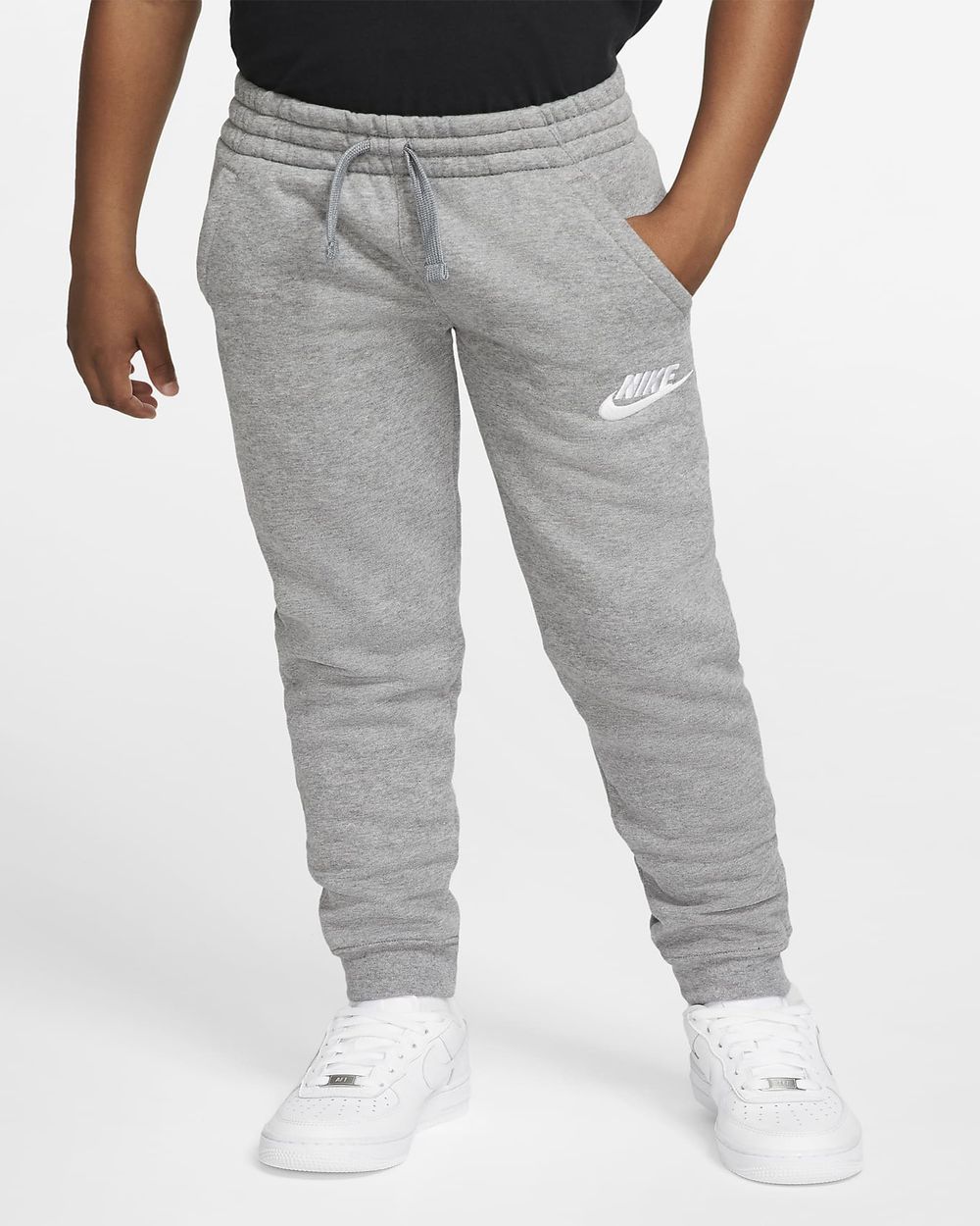 Bas de jogging Nike Sportswear Club Fleece Gris pour enfant