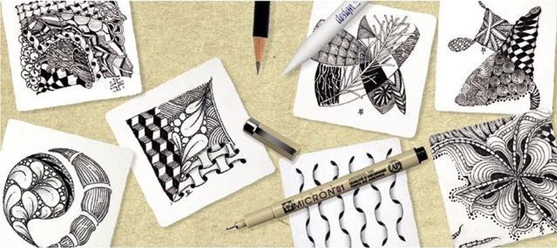 Sakura - Zentangle Tool Set - 12-delig - Inclusief Pigma Fineliners
