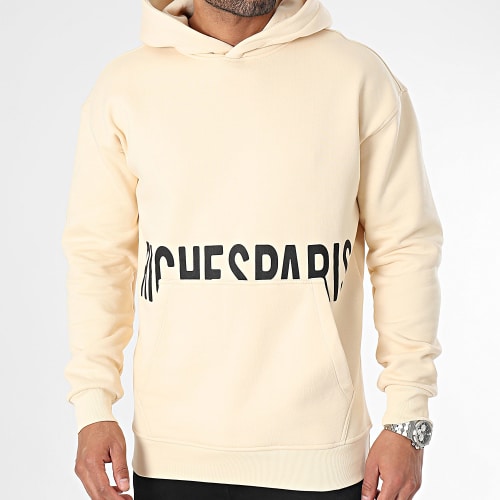 Sweat Capuche Beige