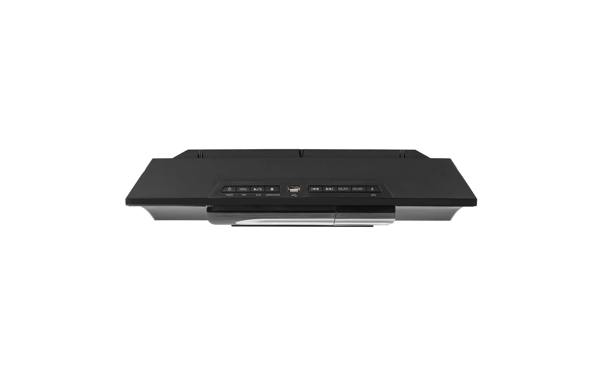 Radio/CD-Player Tours Schwarz<br>Kompaktes Stereo-HiFi-System mit USB und CD-Player