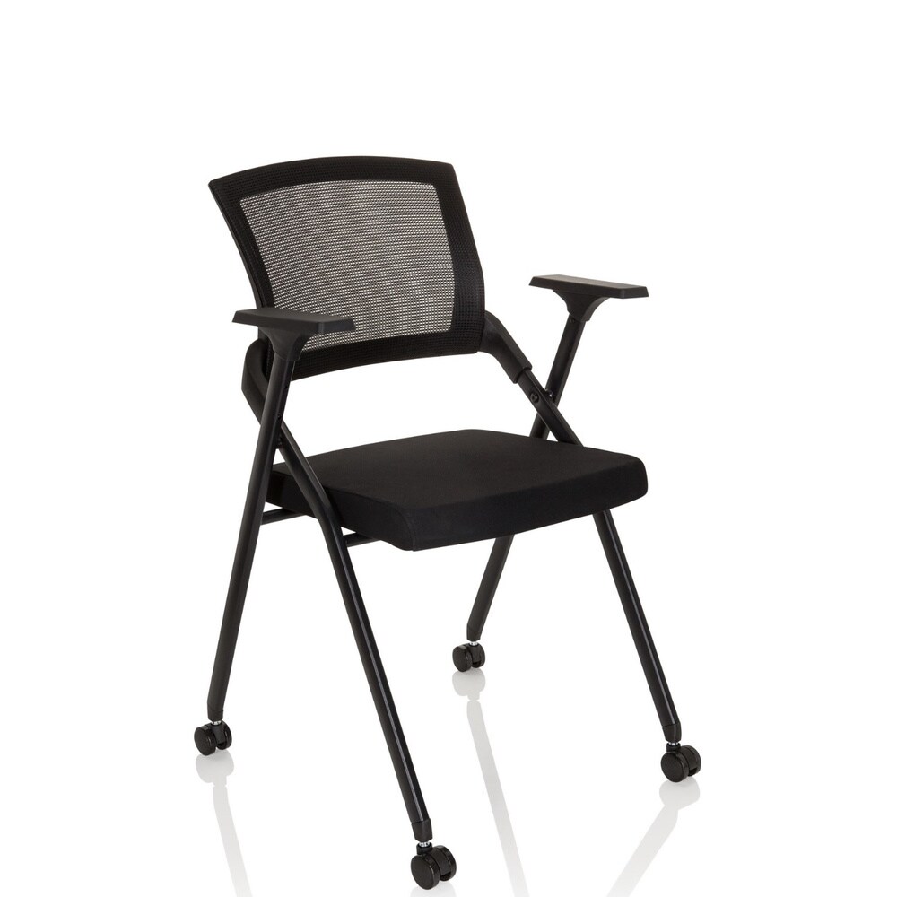 Klappstuhl PRIORITY II Stoff/Netzstoff mit Armlehnen hjh OFFICE