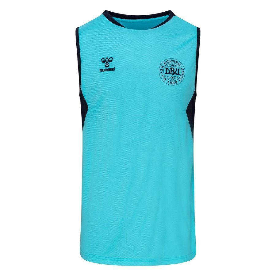 Danemark T-shirt d'Entraînement Pro - Bleu/Bleu Marine Enfant