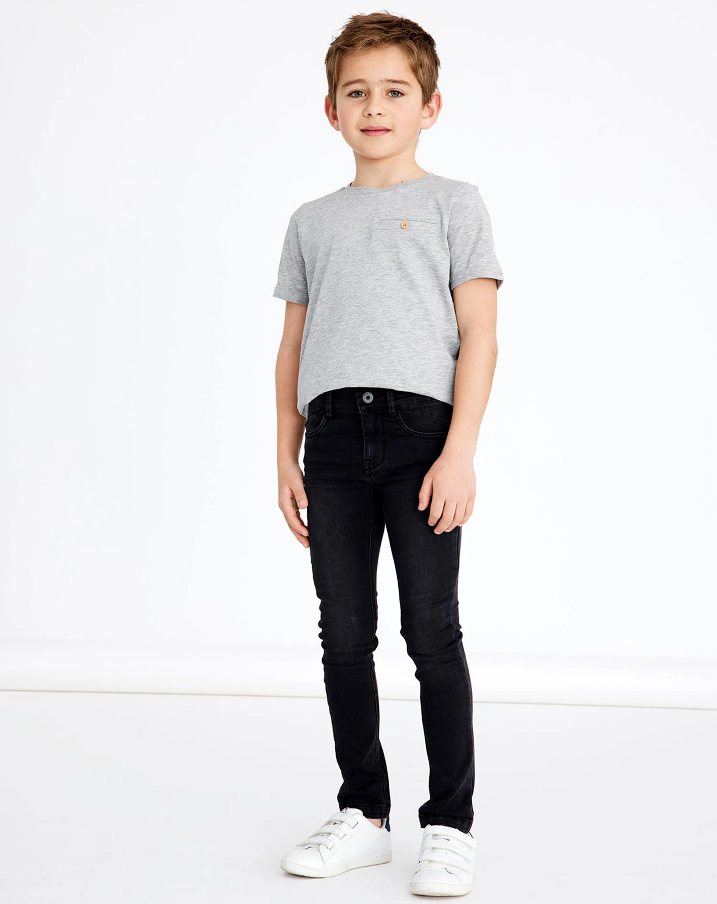 Jeans-Hose NKMPETE DNMTONSONS 7451 in black denim