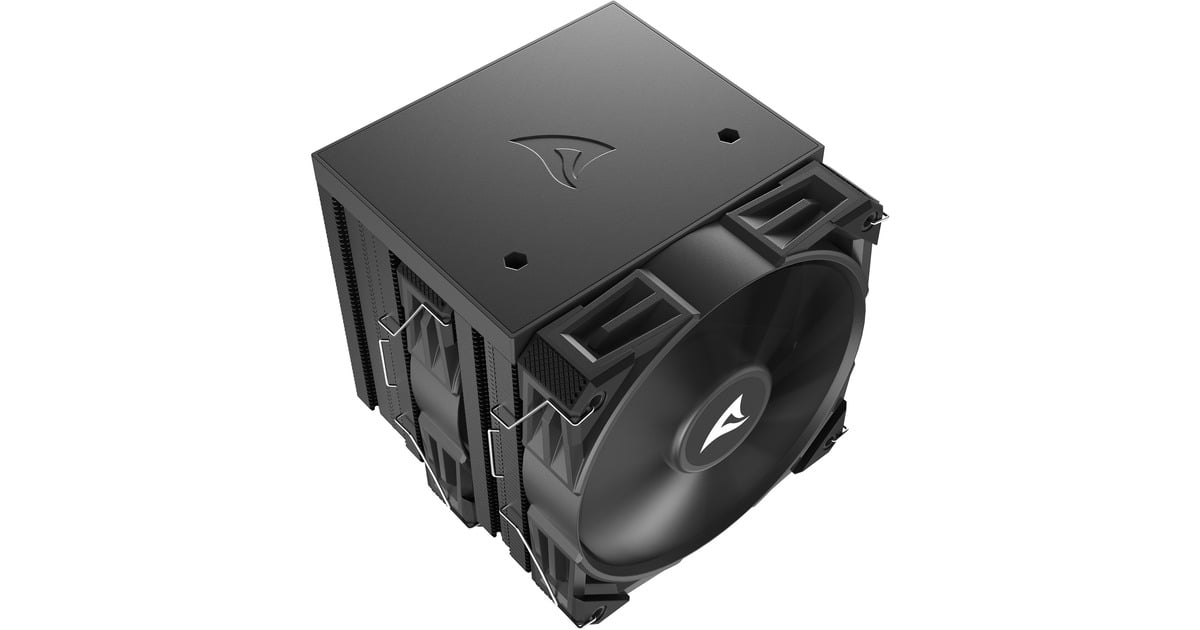 SharkoonA60 CPU-koeler  (Zwart, 4-pins PWM fan-connector)