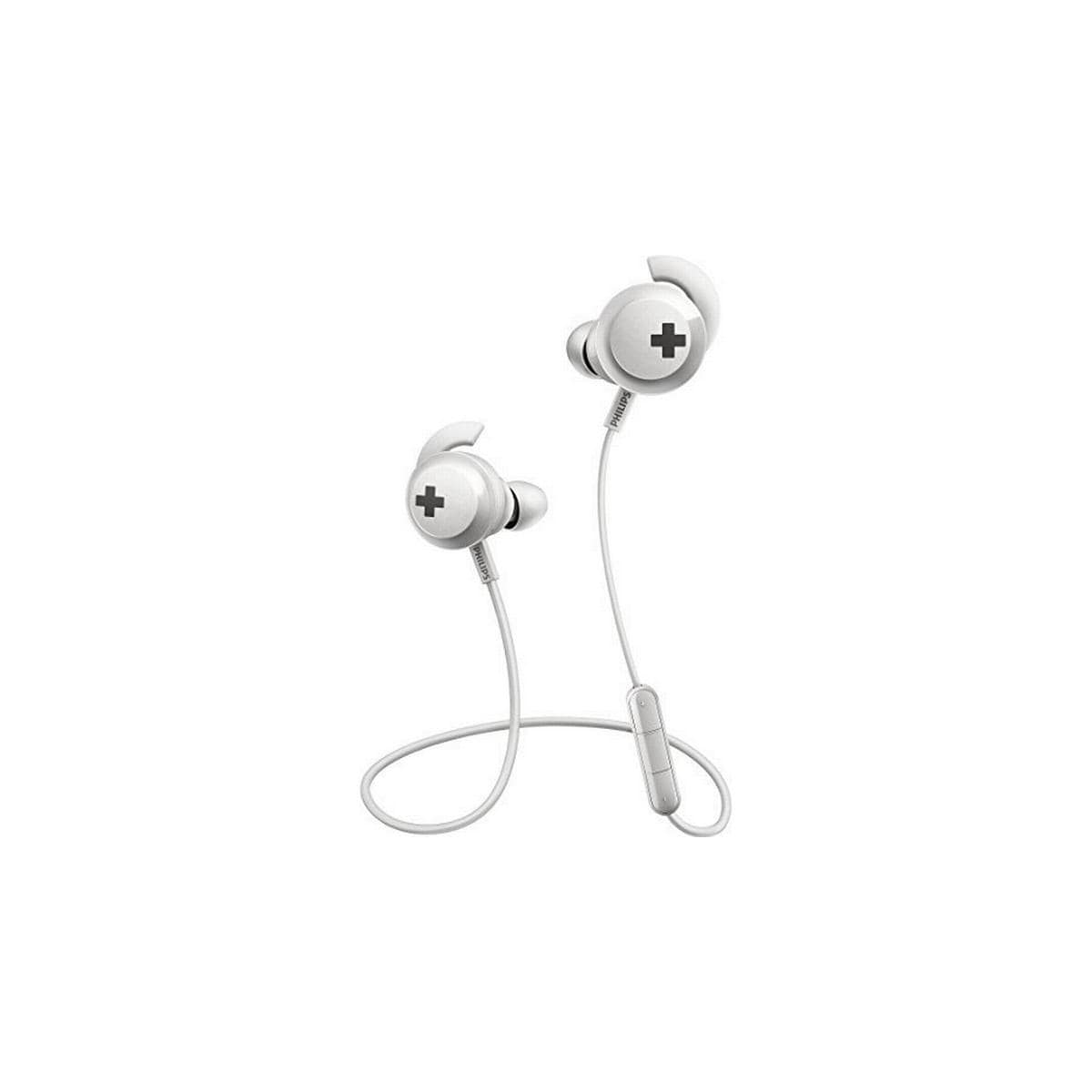 Philips SHB4305W Bluetooth Sportsøretelefoner - Hvit