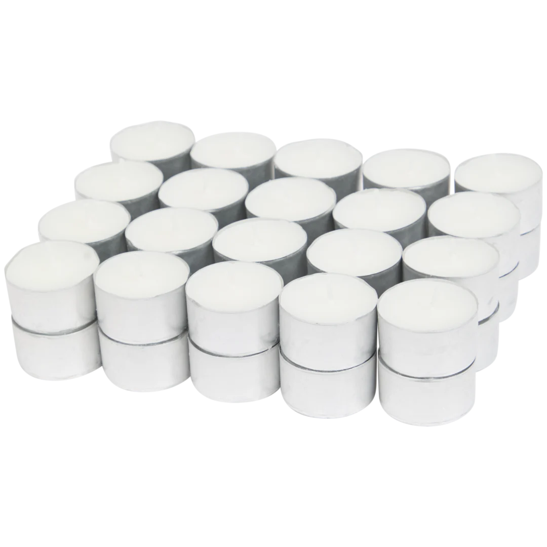 Bougies chauffe-plats Candra Blanc
