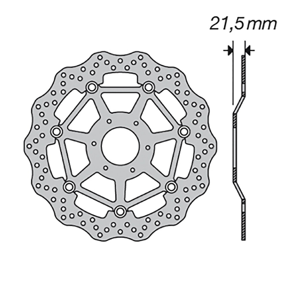 France Equipement - Disque de frein FE.FL56502V