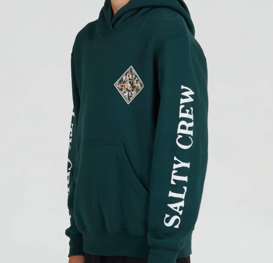 Salty Crew Tippet Shores Fill Fleece Youth Alpine Green