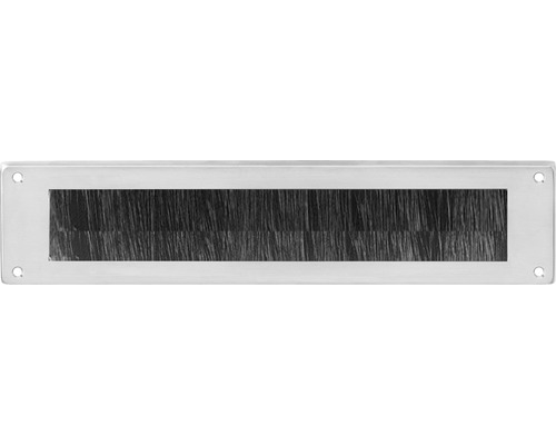 Intersteel tochtstrip rechthoekig, BxH 325/75 mm, geborsteld roestvrij staal