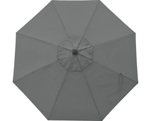 Soluna parasol, Ø 300 cm, polyester (PES), donkergrijs