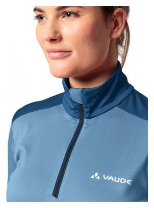 Polaire Femme Vaude Livigno Halfzip II Bleu