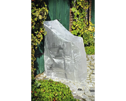 Beschermhoes voor Garden Place stapelstoelen, 66 x 66 x 150 cm, transparant polyester