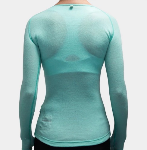 Isadore Women´s 100% LS Merino Baselayer Cascade
