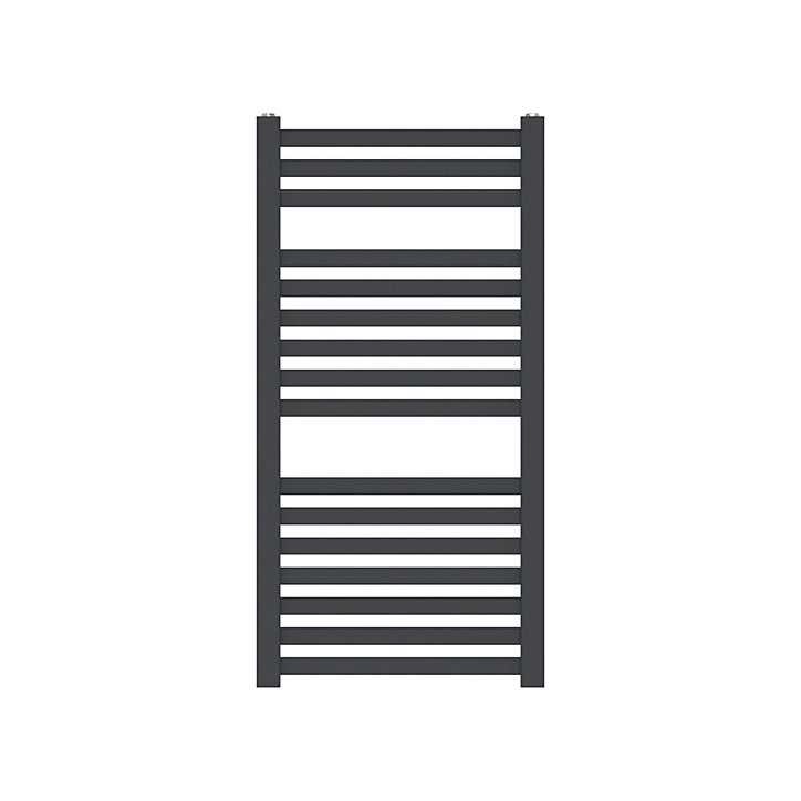 Sèche-serviettes eau chaude GoodHome Aspley argent 413W