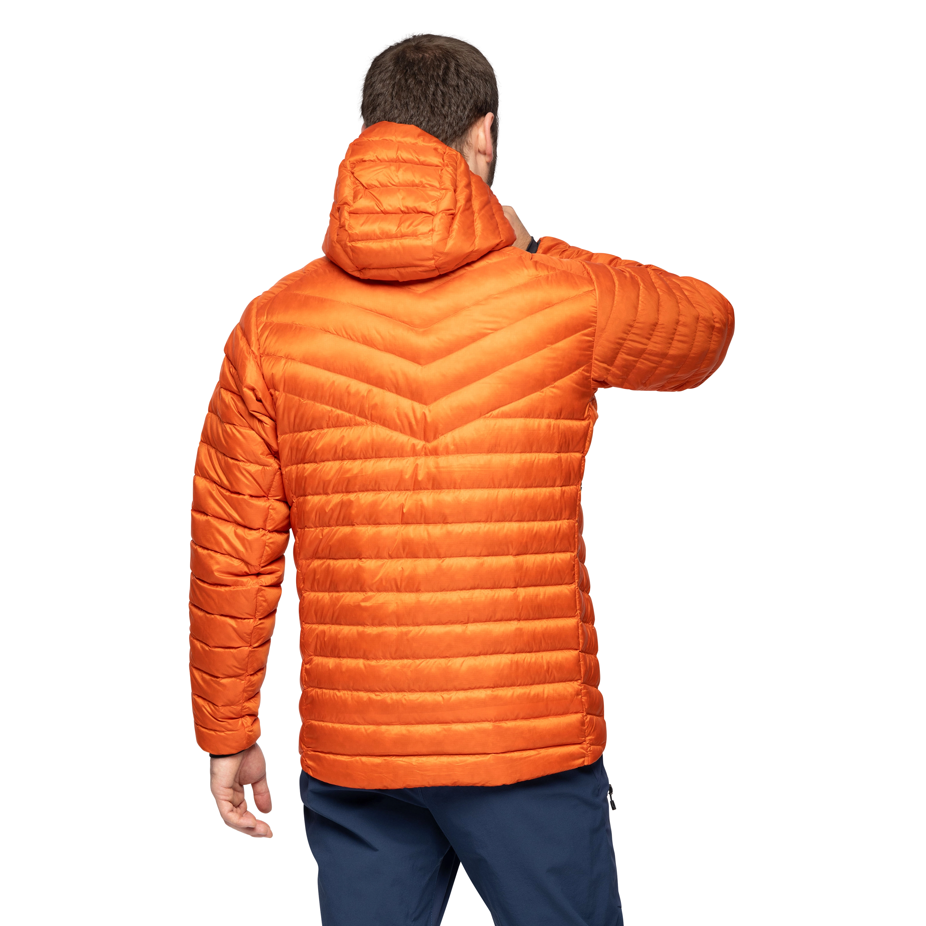 Rabot Light Down Jacket Hood Men Lava