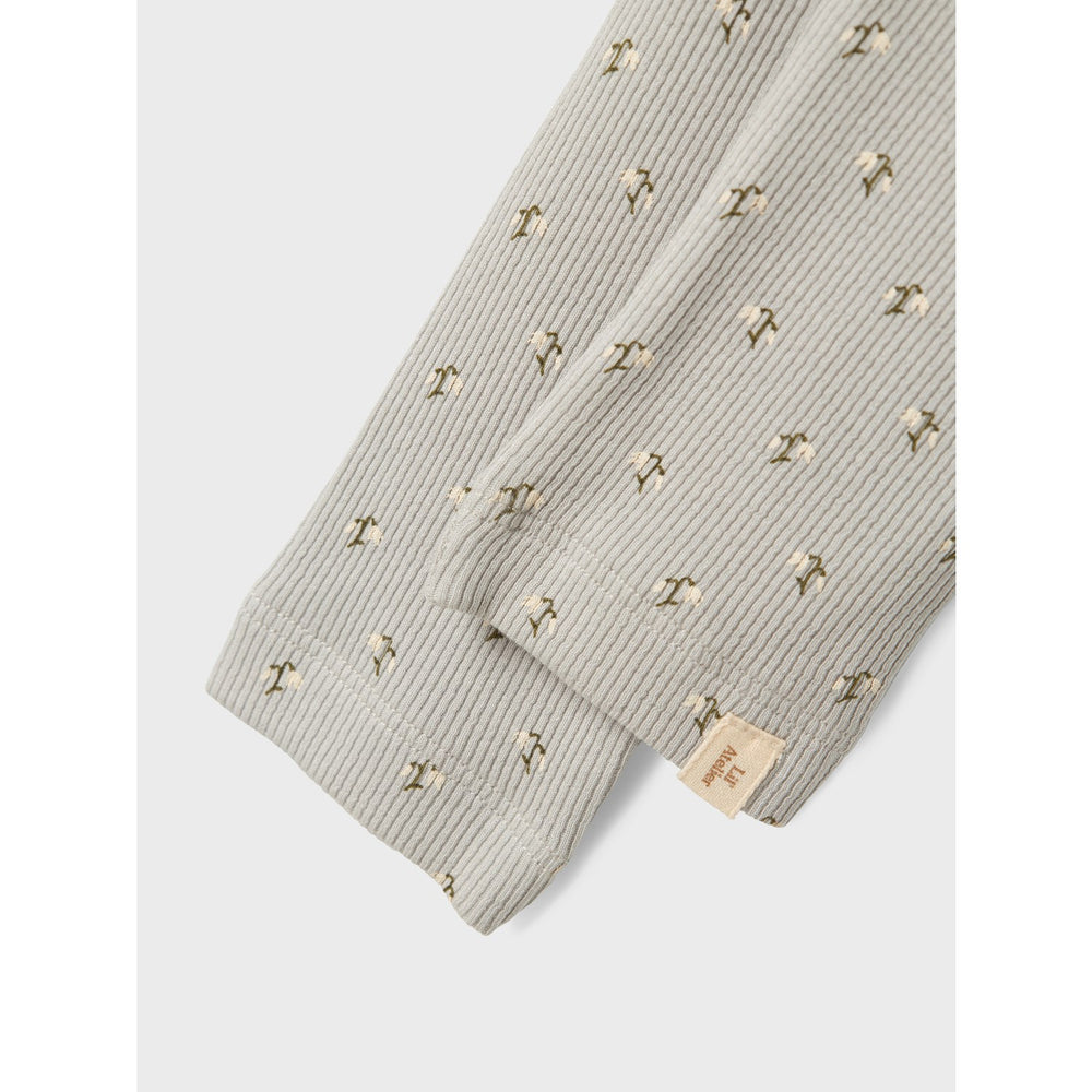 Køb Lil'Atelier Mirage Gray Snow Drop Gago Kye Slim Leggings