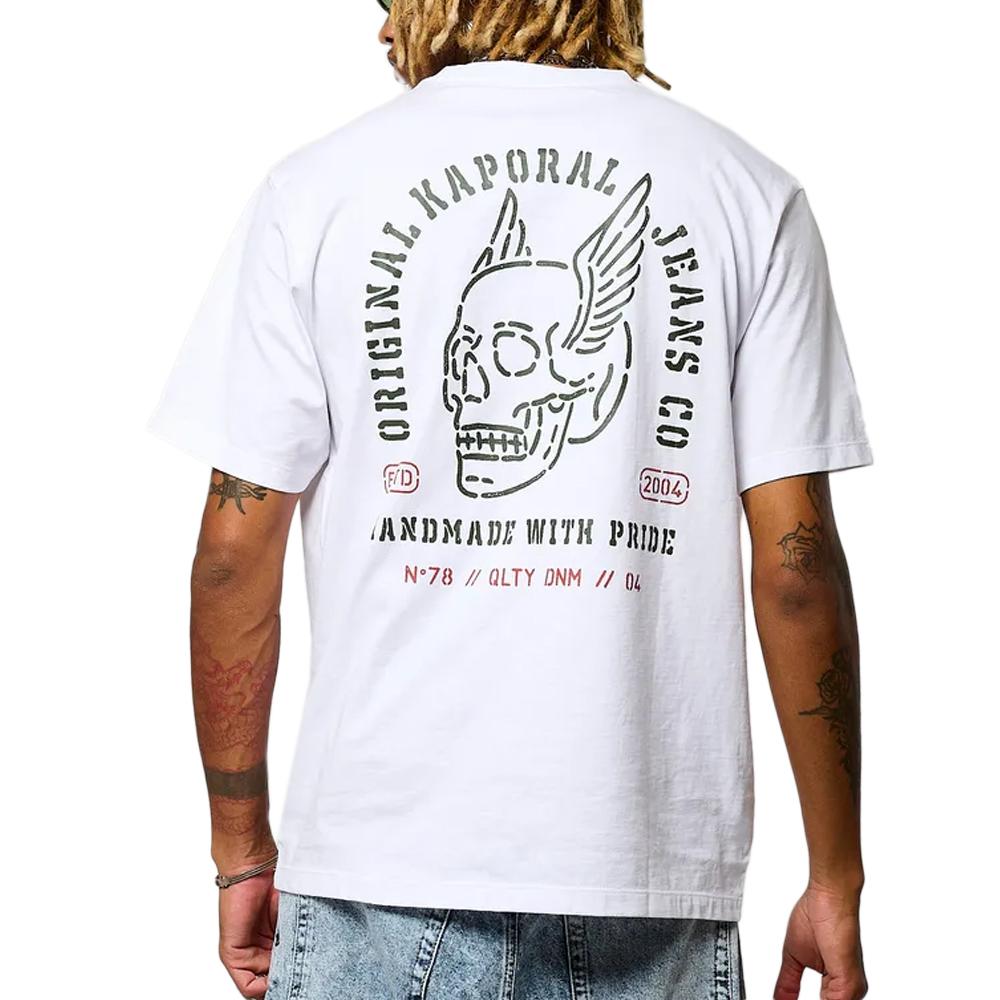 Kaporal T-shirt Blanc Homme Kaporal VICENH