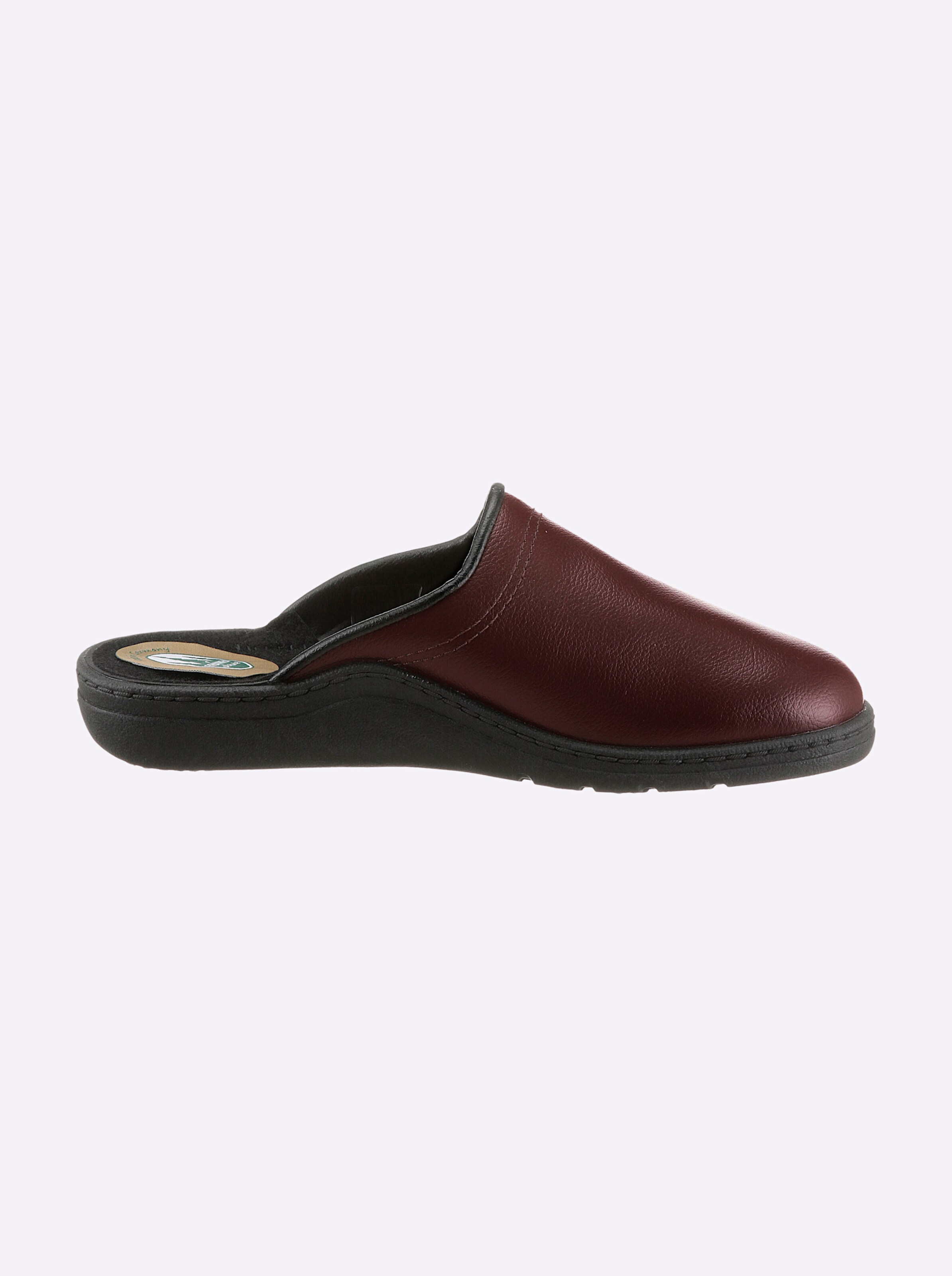 Pantoffel in bordeaux