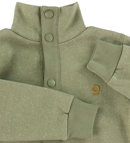 Katvig Cardigan - Meleret  Grøn