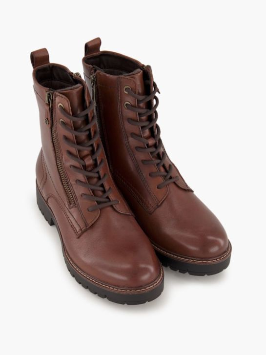 Tamaris Schnür-Stiefelette Braun
