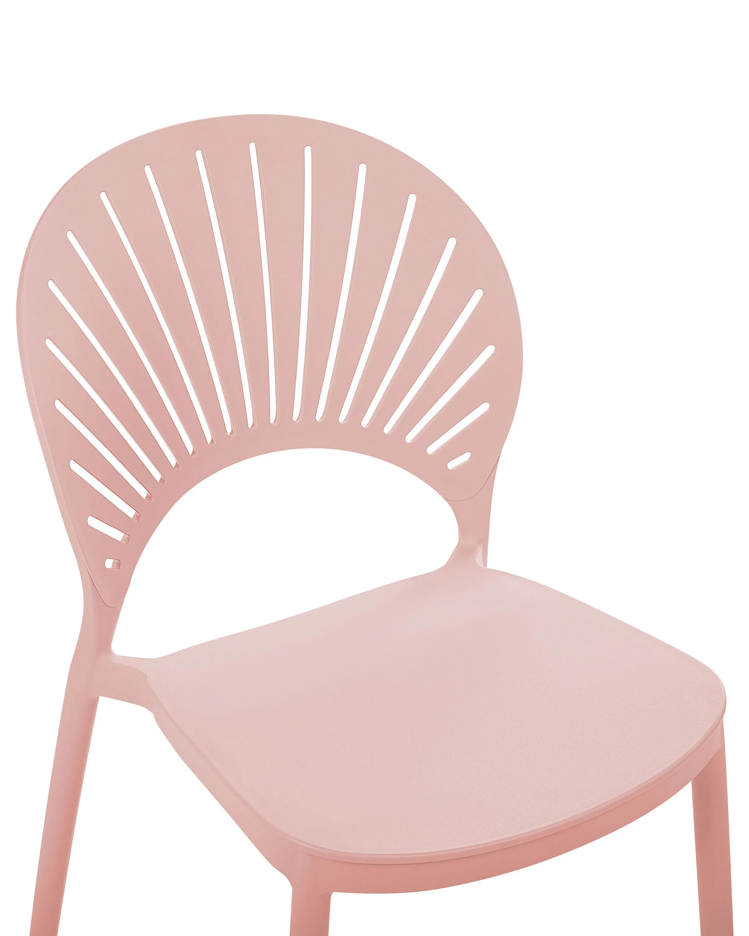 Set van 4 tuinstoelen OSTIA Pastelroze