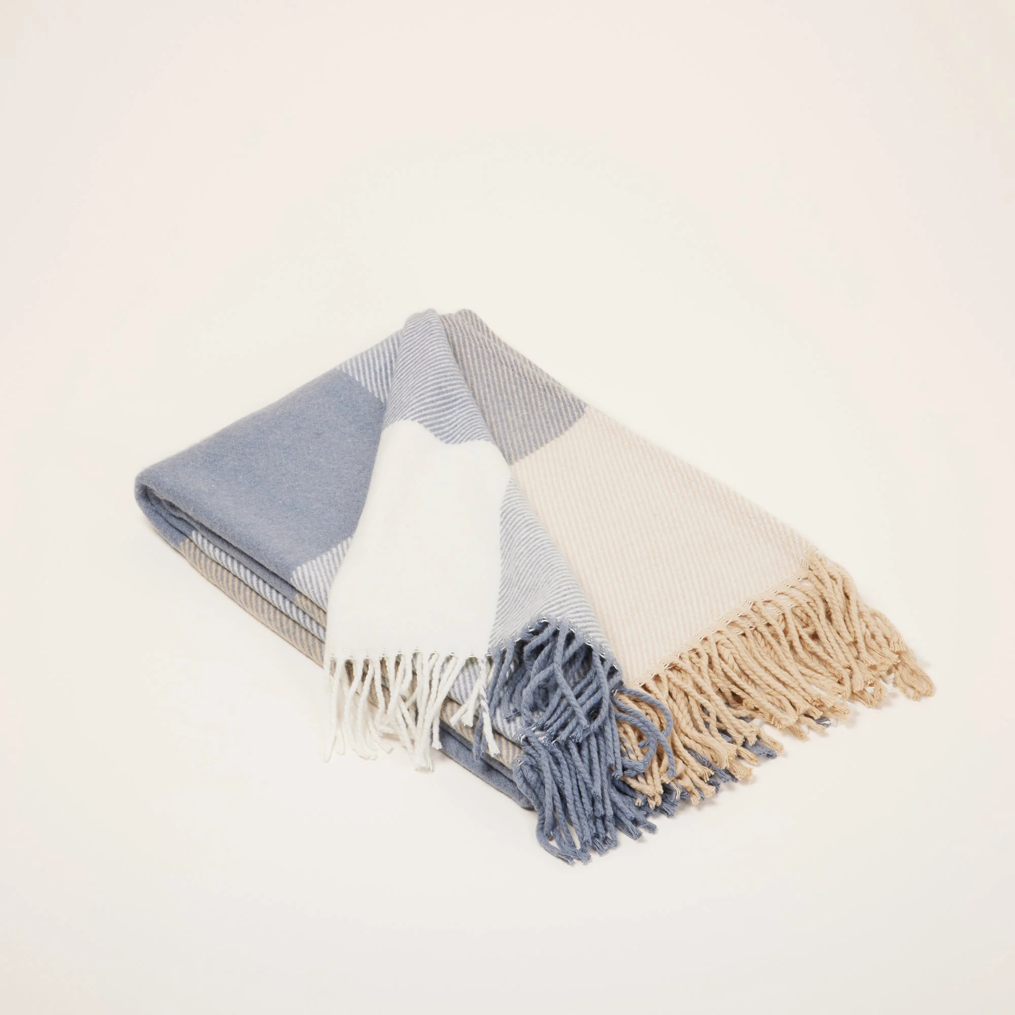 LIVIA - Plaid | Bleu