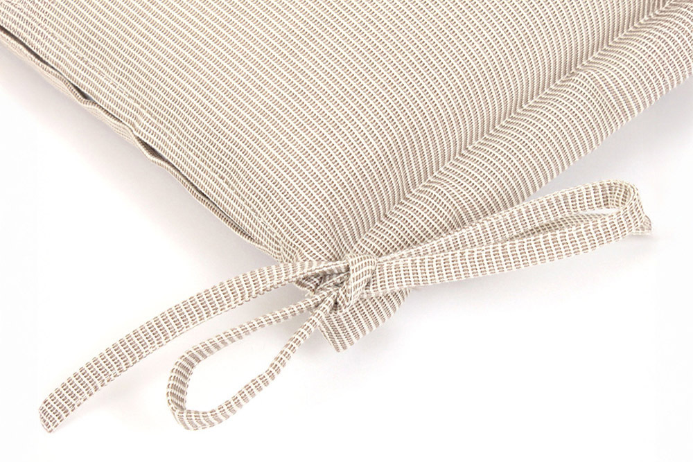 Outdoor Kissen ROG 46x48cm beige Sitzkissen Polster-Auflage für Gartenstuhl