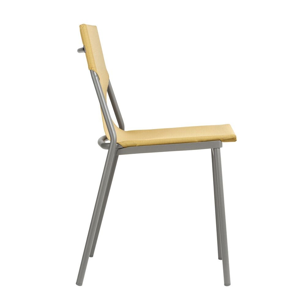 Stuhl mit Großem Sitzkomfort Horizon Batyline® Duo Gelb Safran-Titane