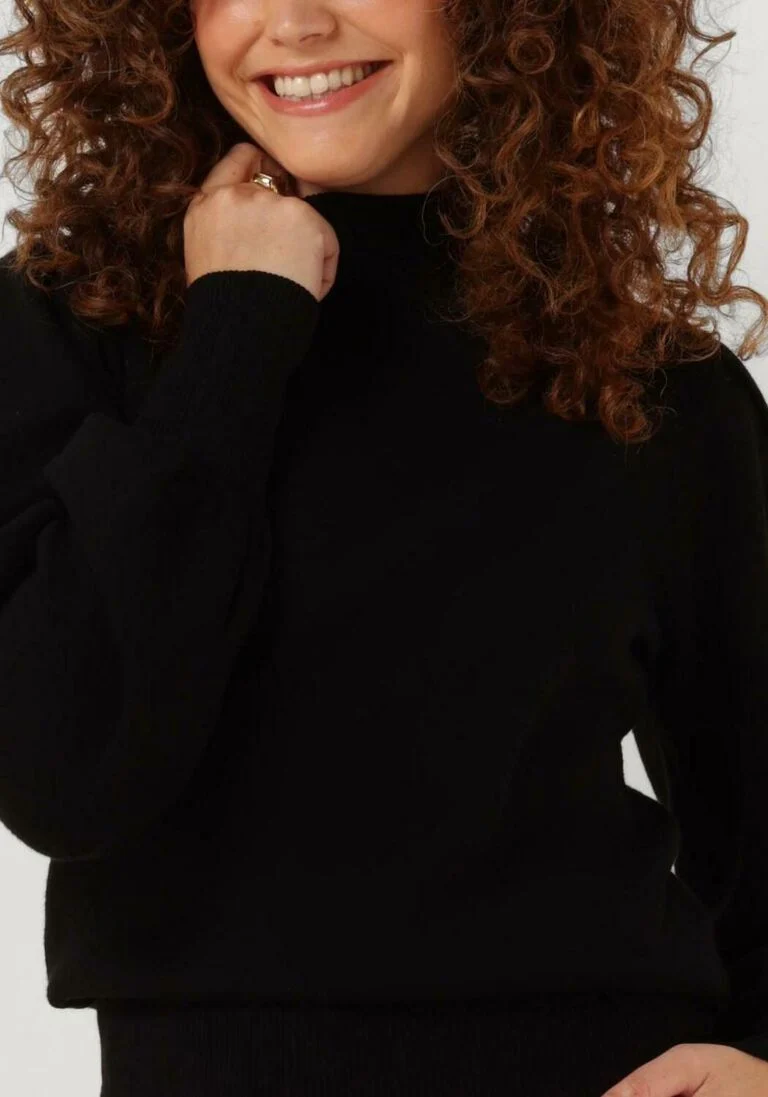 Y.A.S. zwarte y.a.s. trui yasfonny ls knit pullover s.noos