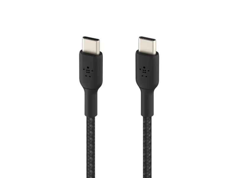 Belkin BoostCharge - USB-kabel - 24 pin USB-C (han) til 24 pin USB-C (han) - 1 m - sort